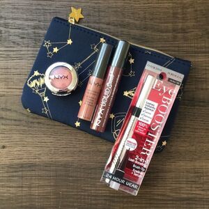 NYX Makeup Bundle Lipstick & Eyeshadow & Eyeliner